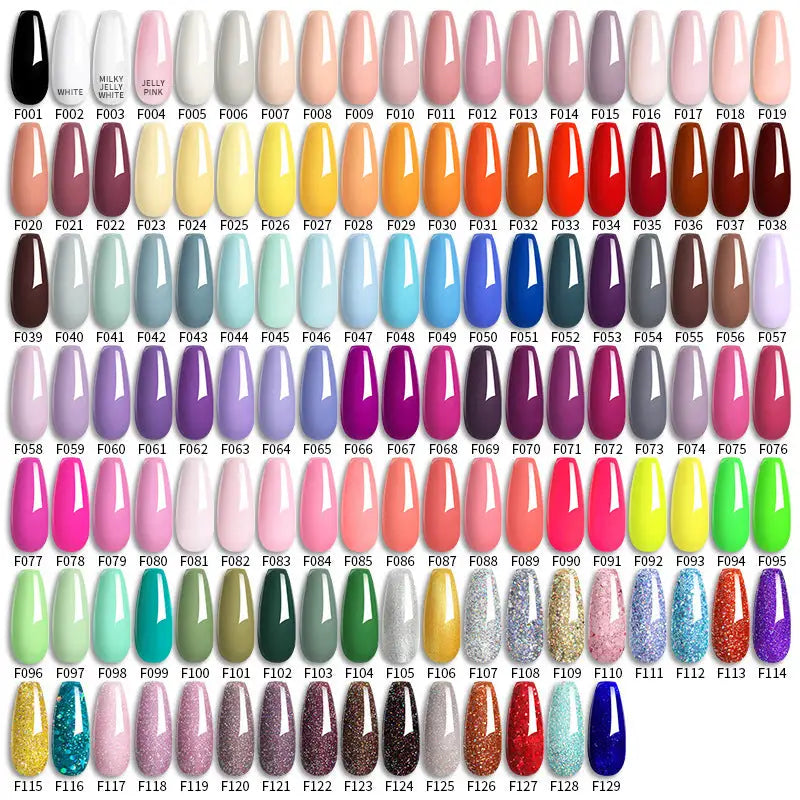 129 Colors Nail Gel Polish - All Colors 129Pcs/Set