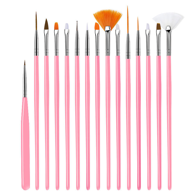 15Pcs/Set Nail Brush Main image