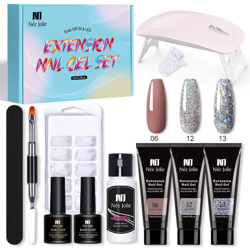 3 Colors Poly Gel Starter Kit