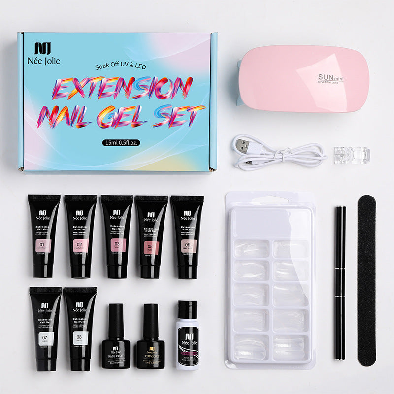 12 Colors Poly Gel Starter Kit