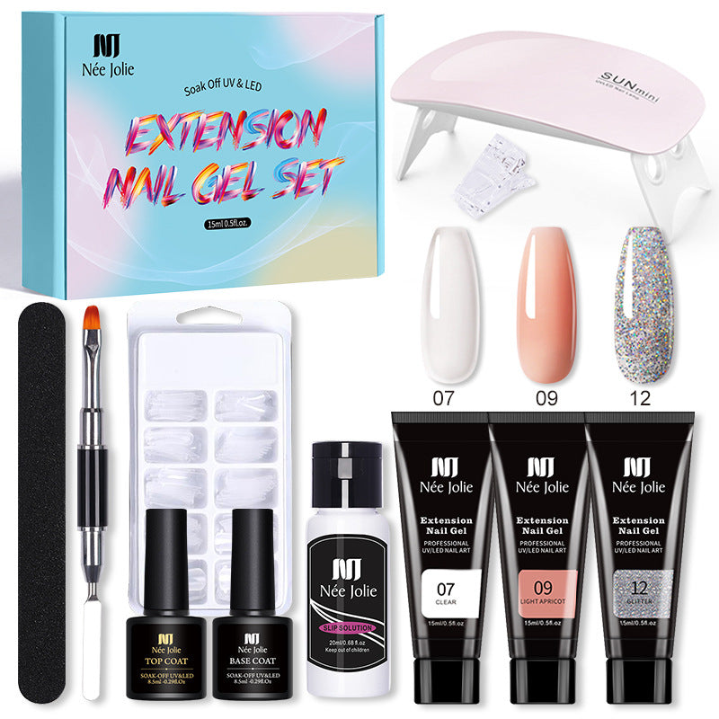 3 Colors Poly Gel Starter Kit