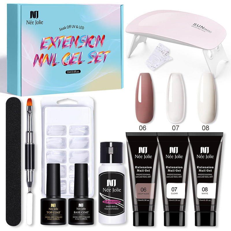 3 Colors Poly Gel Starter Kit