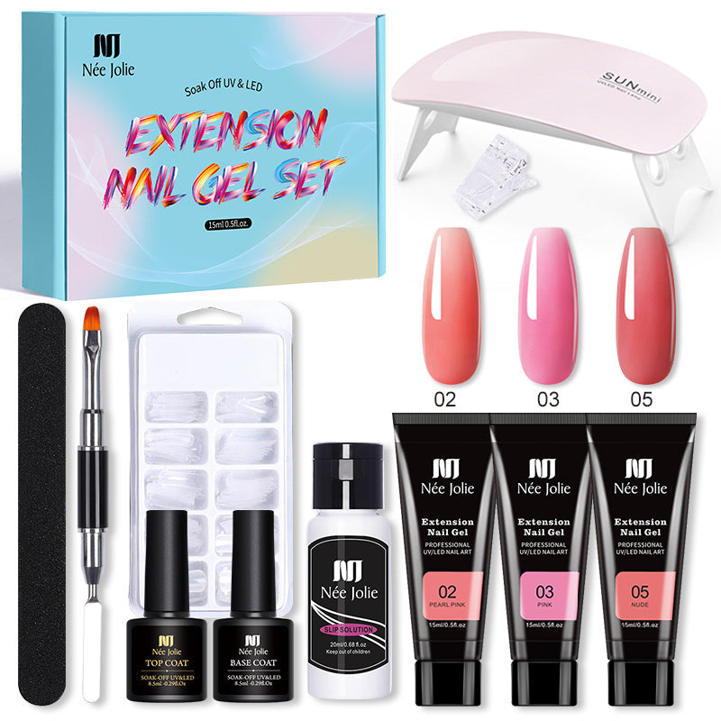 3 Colors Poly Gel Starter Kit