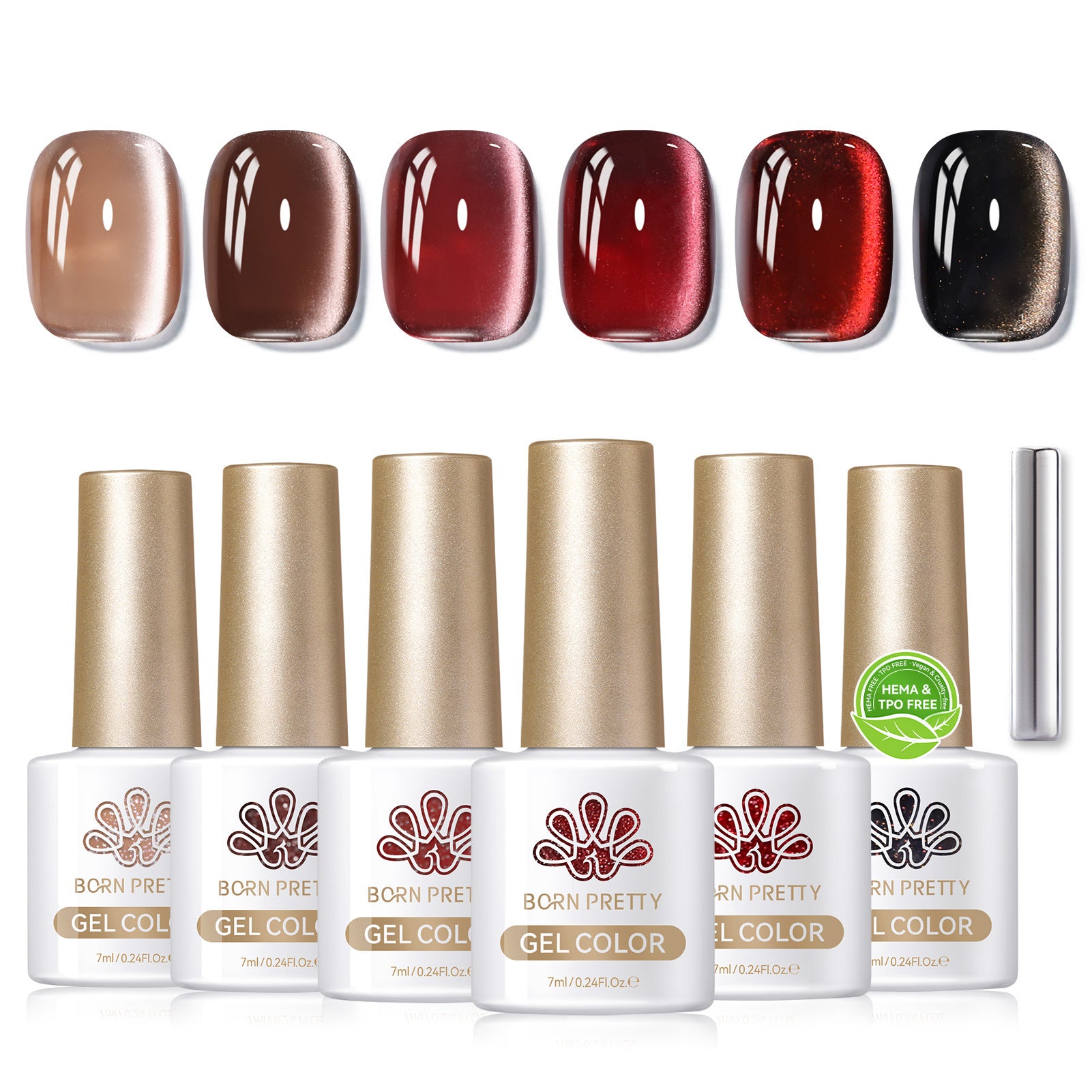 6 Colors Set Gel Polish Main image