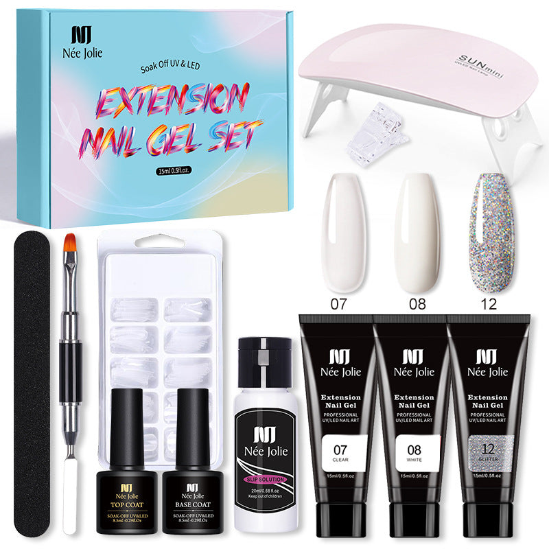 3 Colors Poly Gel Starter Kit