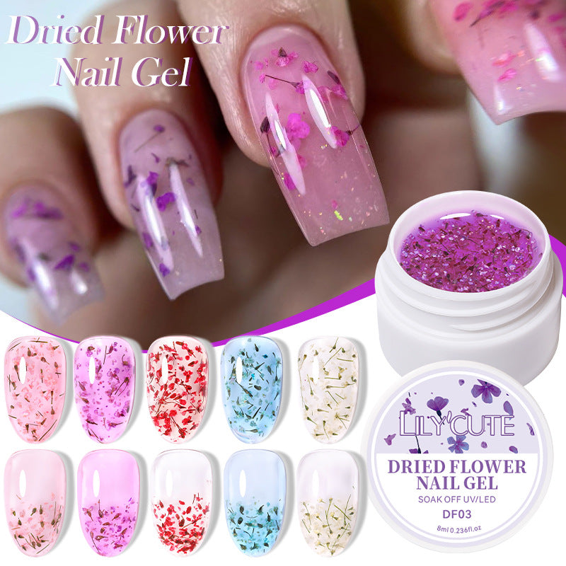 Dried Flower Nail Gel Secondary image