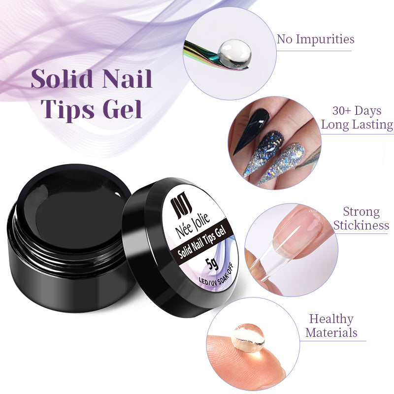 Solid Nail Tips Gel Secondary image