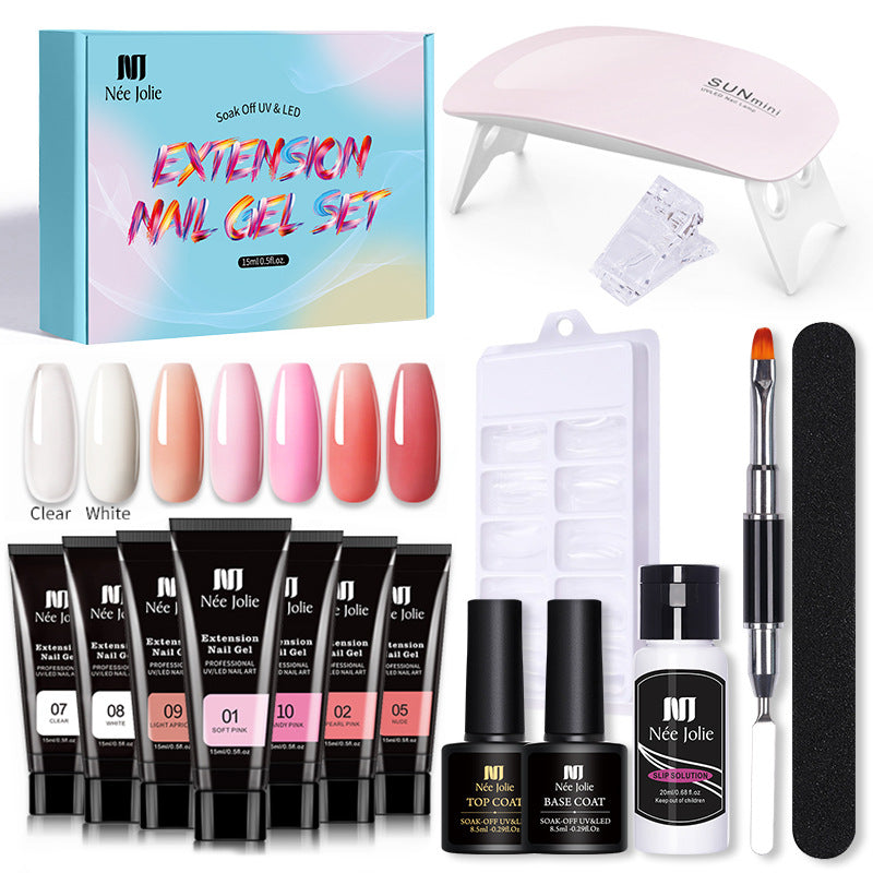 7 Colors Poly Gel Starter Kit