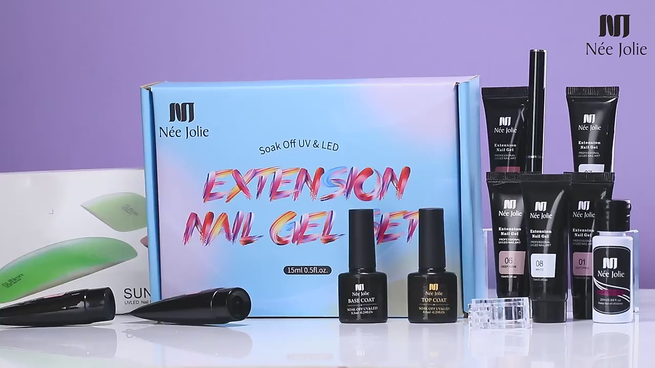 12 Colors Poly Gel Starter Kit